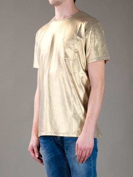 metallic tshirt