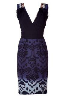 Matthew Williamson Black Embellished Sheath Dress - Lyst