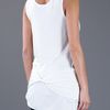 Mcq By Alexander Mcqueen Long Asymmetric Top in White (ivory) - Lyst