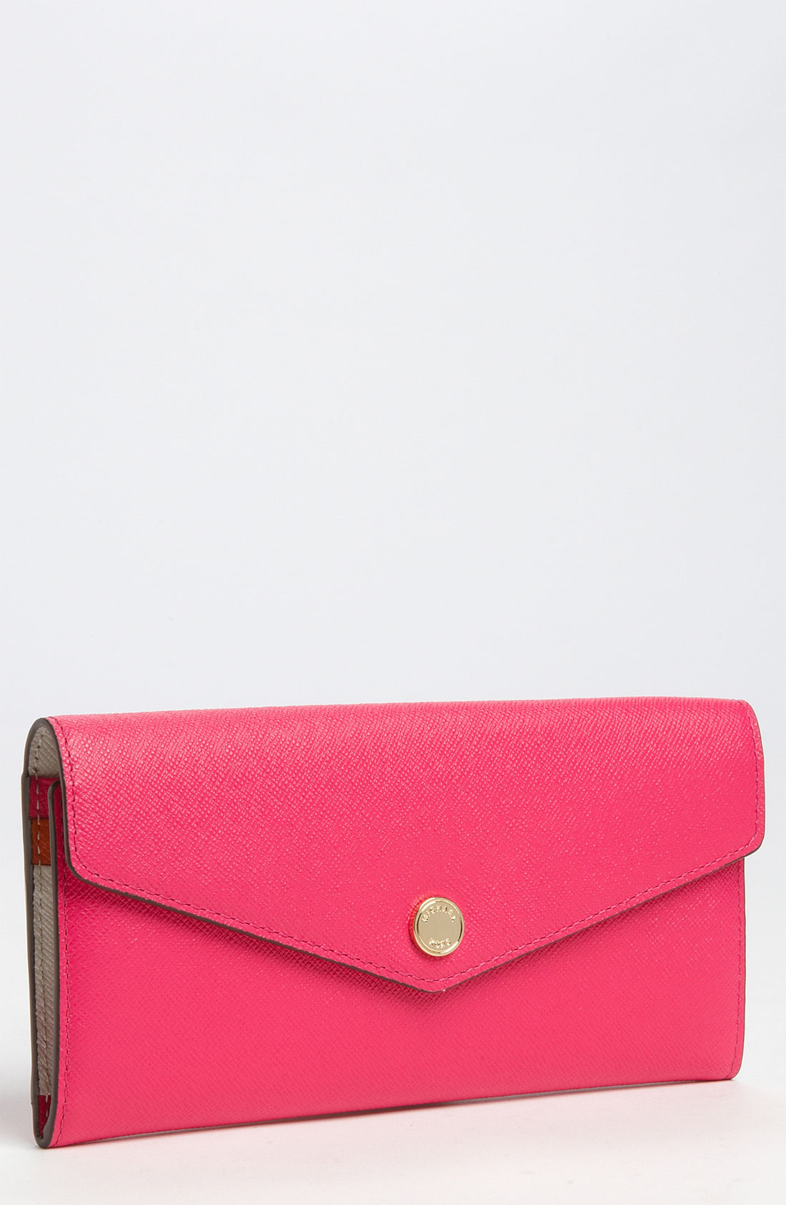 Michael Michael Kors Carryall Saffiano Wallet in Pink (zinnia) Lyst