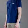 Moncler Logo Polo Shirt in Blue for Men - Lyst