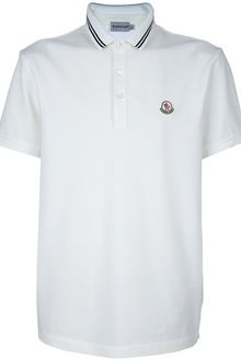 Moncler Logo Polo Shirt - Lyst