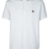 Moncler Logo Polo Shirt in White for Men - Lyst