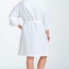 Nordstrom Waffle Cotton Robe in White - Lyst