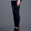 Pierre Balmain Coated Leggings in Black - Lyst