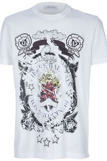 Pierre Balmain Printed Crew Neck Tshirt - Lyst