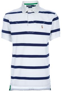 Ralph Lauren Blue Label Striped Polo - Lyst
