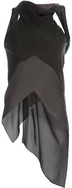 Rick Owens Backless Top - Lyst