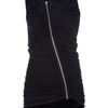 Rick Owens Lilies Asymmetric Ruched Cardigan in Black - Lyst