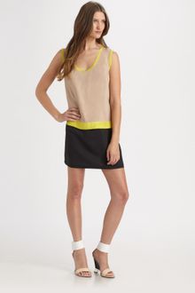 Robert Rodriguez Double Layered Tunic Dress - Lyst