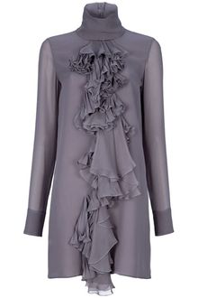 Roberta Furlanetto Ruffled Dress - Lyst