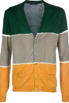 Roberto Collina Striped Cardigan - Lyst