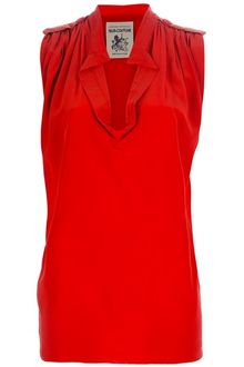 Semi-couture Sleeveless Blouse - Lyst