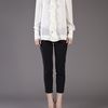 Stella Mccartney Drape Flutter Shirt in White - Lyst