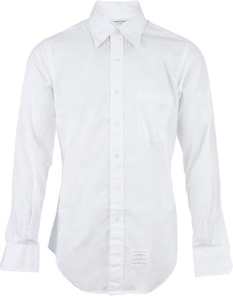 Thom Browne Classic Shirt in White for Men - Lyst