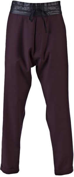Unconditional Drawstring Waist Trouser in Purple for Men (burgundy) - Lyst