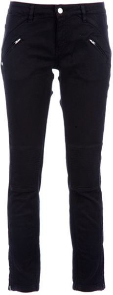 Vanessa Bruno Athé Slim Cropped Jean in Black - Lyst