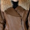 Yves Saint Laurent Cropped Jacket in Brown (tan) - Lyst