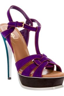 Yves Saint Laurent Violetnulti Suede - Lyst