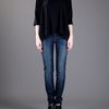 7 For All Mankind Roxanne Jean in Blue - Lyst