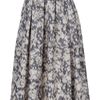 Acne Romantic Print Skirt in Gray (grey) - Lyst
