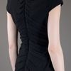 Alexander Mcqueen Pleated Long Dress in Black - Lyst