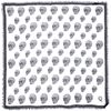 Alexander Mcqueen Skull Scarf in Black - Lyst