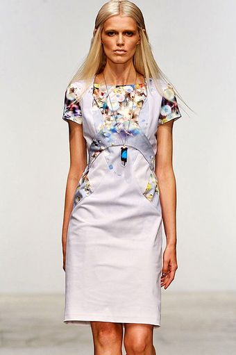 Aminaka Wilmont Printed Stretch Cotton Dress - Lyst