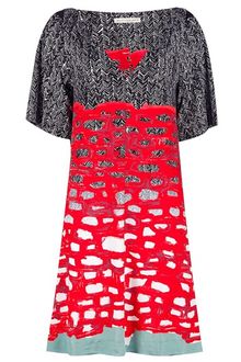 Balenciaga Printed Dress - Lyst