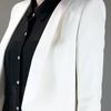 Balmain Structured Blazer in White - Lyst