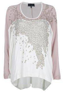 Barbara Bui Two-Tone Embellished Top - Lyst