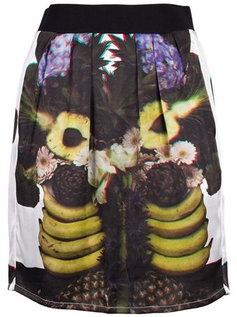 Beyond The Valley Fruit Print Skirt - Lyst