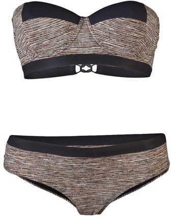 Bottega Veneta Basket Weave Bikini - Lyst