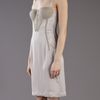Bottega Veneta Corset Dress in Gray (grey) - Lyst