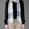 Burberry Checked Scarf in Beige - Lyst