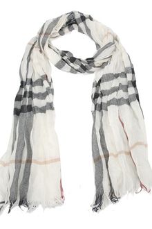 Burberry Checked Scarf - Lyst
