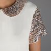 By Malene Birger Sequin Blouse in Beige (cream) - Lyst