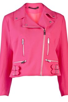 Christopher Kane Crepe La Biker Jacket - Lyst