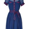 Collette By Collette Dinnigan Gentian Silk Chiffon Dress with Slip Dress in Blue - Lyst