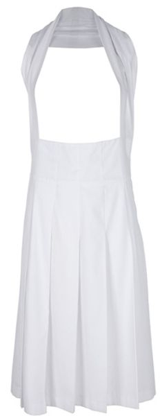 Comme Des Garçons Archive Pleated Apron Dress - Lyst