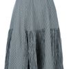 Comme Des Garçons Vintage Ruched Skirt in Gray (black) - Lyst