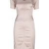 D&g Scoop Neck Dress in Pink (beige) - Lyst