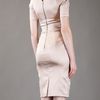 D&g Scoop Neck Dress in Pink (beige) - Lyst