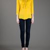 D&g Chain Detail Blouse in Yellow - Lyst