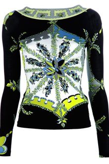 Emilio Pucci Printed Top - Lyst
