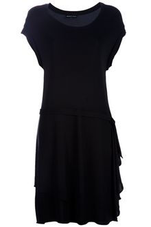 Emporio Armani Layered Dress - Lyst