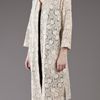 Giada Forte Lace Coat in Beige (ivory) - Lyst