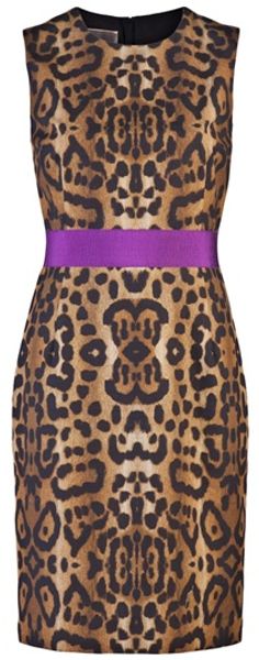 Giambattista Valli Leopard Shift Dress - Lyst
