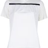 Girl. By Band Of Outsiders Short Sleeve Top in White - Lyst
