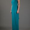 Halston Heritage Strapless Maxi Dress in Blue (green) - Lyst